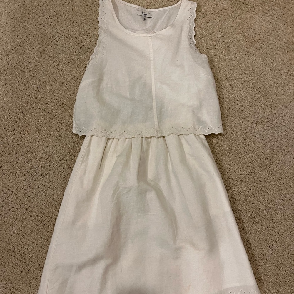 Madewell Dress with Eyelet detail and open back